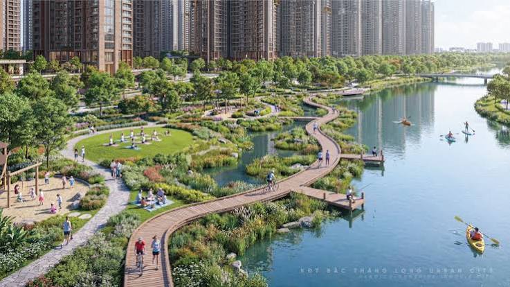 Công viên sinh thái ven hồ & Kênh cảnh quan