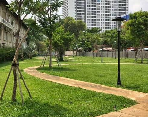 Công viên nội khu xanh mát rộng 6.000m²