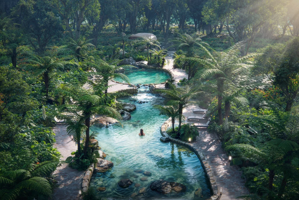 Khu suối khoáng nóng Onsen