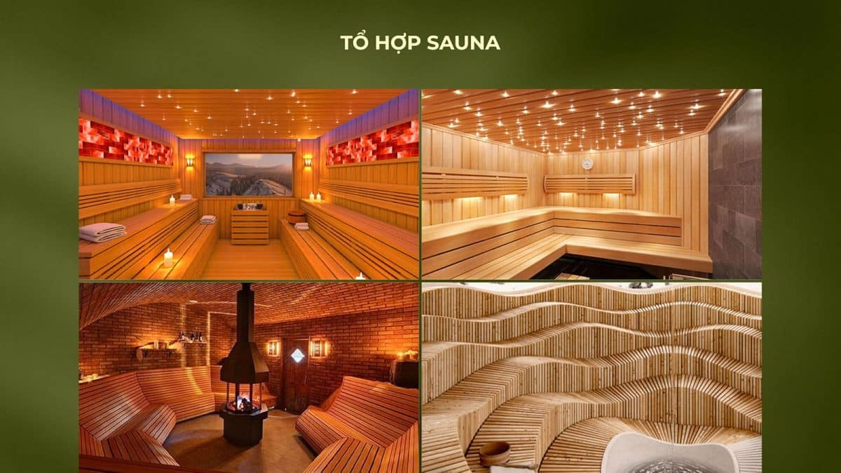 Tổ hợp Sauna cao cấp