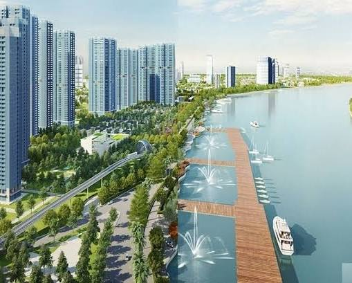 Bến du thuyền đẳng cấp bên sông
