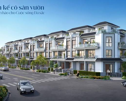Dãy Shophouse thương mại & Mua sắm khối đế