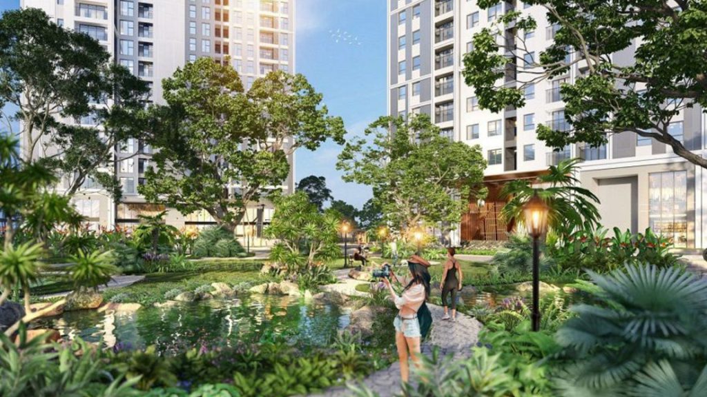 Vườn hoa, đường dạo bộ