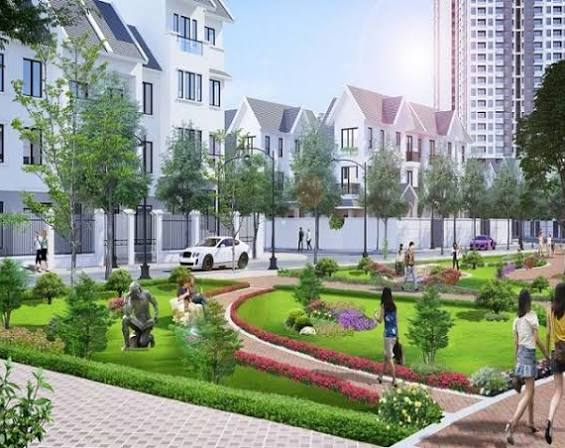 Công viên nội khu và mảng xanh thoáng mát