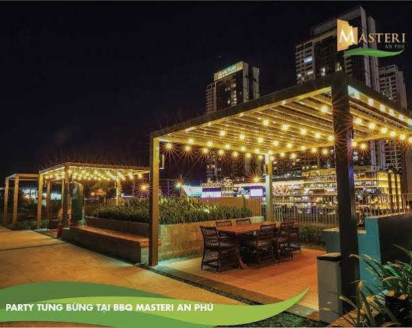 Khu tiệc nướng BBQ ngoài trời
