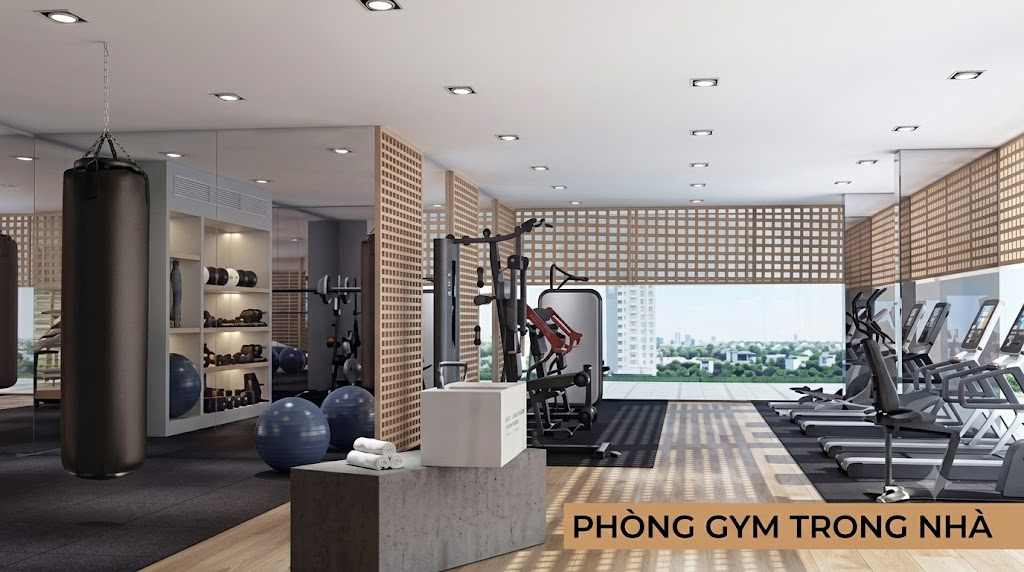 Phòng gym trong nhà