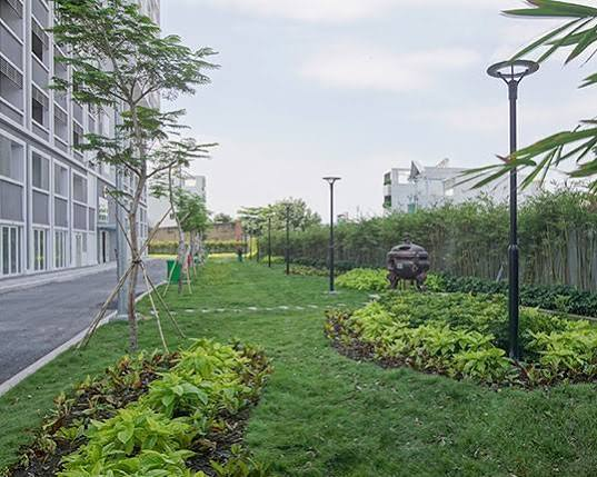 Công viên nội khu và Đường dạo xanh mát