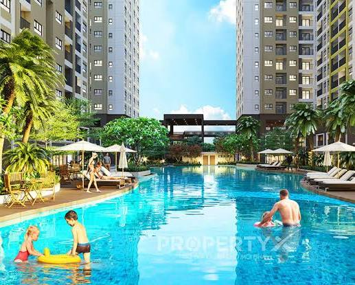 Hồ bơi trung tâm chuẩn resort