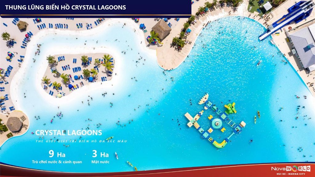 Biển hồ nhân tạo Crystal Lagoon (12 ha)