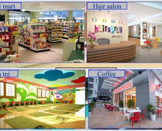 Khu Shophouse Thương mại tầng trệt