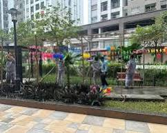 Công viên đi bộ xanh mát