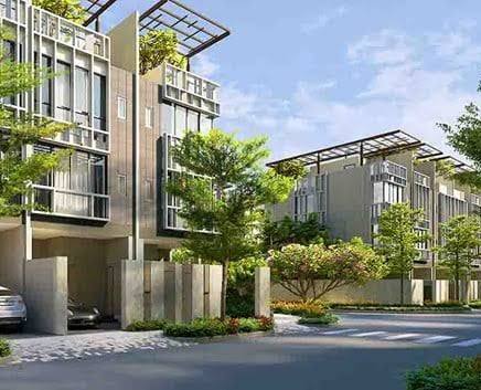 Hệ thống mảng xanh Biophilic & Đường dạo bộ