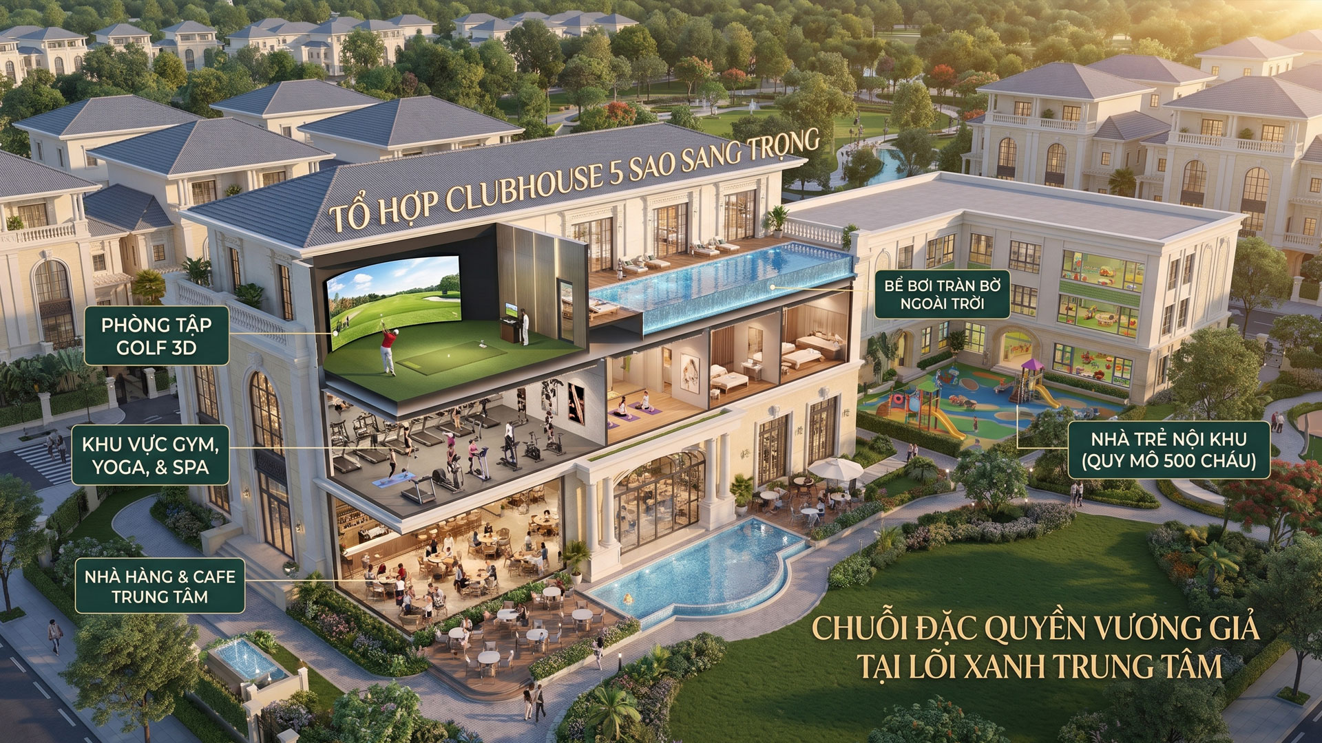 Clubhouse 5 sao sang trọng