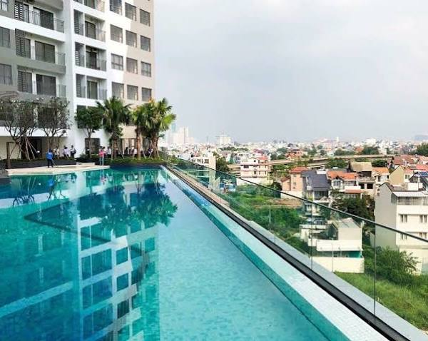  Chuỗi 4 hồ bơi tràn bờ trên cao