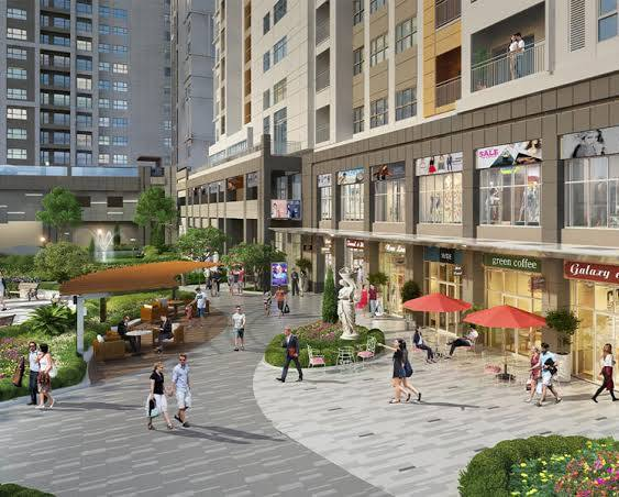 Khu Shophouse & Trung tâm thương mại khối đế