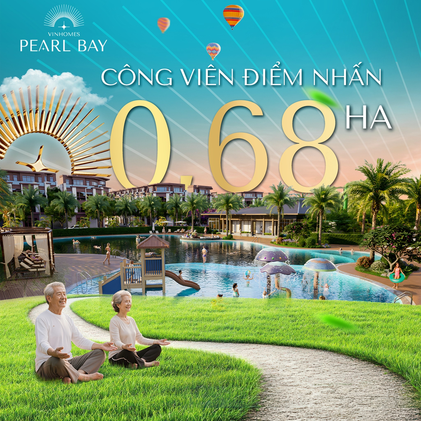 Công viên điểm nhấn (0,68 ha)