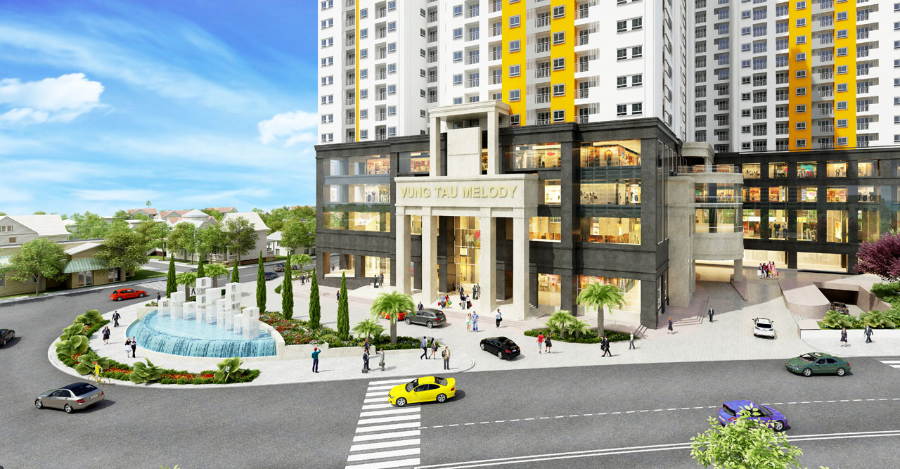 Trước sảnh chính